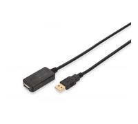 DIGITUS DA-70130 - Cavo USB 2.0, connettore A a presa A, 5 m