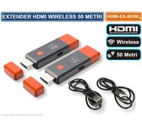 EXTENDER ESTENSORE WIRELESS 5.8 GHz DISTANZA MAX 50 METRI FULL HD 1080P