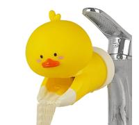 - Extender, Extender, Cute Duck Tap, Extension, Soft Splash-Proof Kids Faucet Extender, Bathroom Kitchen Sink Decor, Bathtub Washing Aid for Little, 13 x 9 cm