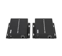 Extender HDMI 4K, Prolunga Cavo Ethernet 200M in Lega di Alluminio, 3840x2160 a 30Hz Compatibile Verso il Basso, Audio EDID Integrato, HD1.4 (digitale) (Spina europea)