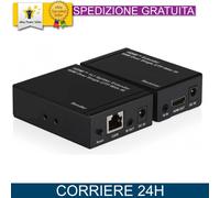 Kit TX-RX Extender HDMI, 60MT UTP, 1080p@60Hz, POE, Loop-Out
