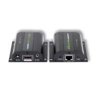 Techly Extender HDMI 020355 – Full HD 3D IR su cavo Cat.5E/6/6A/7 60m Autoregolato Nero