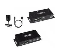 Extender HDMI KVM USB over IP Ethernet 1080p 60hz fino a 60 m diretto 1 a 1 Extender su CAT5e CAT6 a molti switch over Gigabit, supporta tastiera e mouse