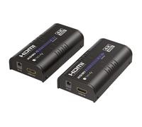 Techly Extender HDMI over IP 621147 4K@60Hz su cavo Cat.6 fino a 120m Nero