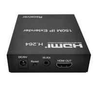 6477146 EXTENDER HDMI TRAMITE CAVO RETE CAT 5E/6 FINO 150MT COLLEG. RETE CON IP