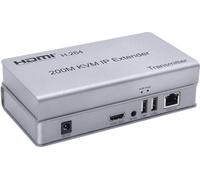 Extender IP HDMI KVM 200M over IP RJ45 Ethernet CAT6 6A Trasmettitore Ricevitore 1TX a 20RX e connessione a cascata Tastiera USB Mouse su UTP/STP H.264 (TX+RX)