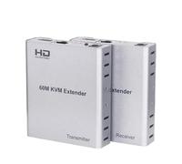 Extender KVM da 60 M su cavo Ethernet Cat5e/6, extender USB HDMI 1080P compatibile con IR, supporto mouse e tastiera for PC DVR