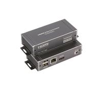 Extender KVM HDMI 60M Extender HDMI con controllo KVM USB RJ45 60M su Cat5e/Cat6 POC con supporto per tastiera e mouse USB per PC