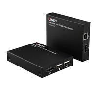 Extender KVM Lindy 39320 HDMI USB Cat6 150 m Nero Metallo