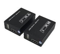 Extender KVM USB da 30 m su cavo Cat6/7 Ethernet RJ45 compatibile con HDMI con USB, senza alimentazione, supporto for mouse(With USB Port)