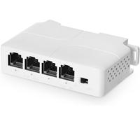 Extender Poe a 4 Porte, 1 Poe in 3 Uscite Poe, Switch Passthrough Alimentato Iee
