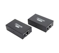 Extender USB 2.0 Extender USB a 4 Porte su Cat5e Cat6 Cat7 Fino a 120 M USB RJ45 Estensione LAN Extender USB Ethernet Funziona con Windows/OS X/Android/Linux (Spina europea)