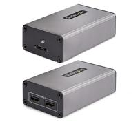 StarTech.com Extender USB 3.0 a 2 Porte su Fibra Multimodale OM3 - LC/LC - Hub 2x USB-A 5Gbps - Resistente Estensore USB su Fib