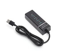 Extender USB Splitter, USB 3.0 Hub Splitter, 4 Porte Ultra Slim Data Hub USB Splitter, 4 Porte Extension Trasferimento Dati Super Speed per PC Laptop
