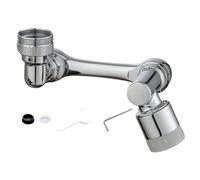 Extendeur De Robinet D'Évier - 1080 Degrés Extension D'Aérateur De Robinet De Lavabo | Aérateur Pivotant Anti-Éclaboussures - Pièces De Rechange Pour Cuisines, Écoles, Lavage De Visage Et De Tête,