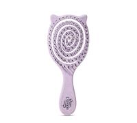 EXTENDIO Spazzola Nera Mini Districante Professionale - Leggera, Curva ed Ergonomica - Per Capelli Lunghi, Ricci o Fini, Senza Tirare, Ideale per Uso Quotidiano - Colore Nero (Lilla)
