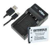 EXTENSILO 1x base di ricarica, 1x cavo di alimentazione, 1x batteria compatibile con Alba SL1031, SL1430, SL1231 camera