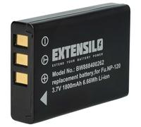 EXTENSILO 1x batteria compatibile con Rollei Powerflex 350 WiFi fotocamera (1800mAh, 3,7V, Li-Ion)