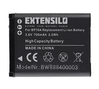 EXTENSILO 1x batteria sostituisce Samsung BP-70a, BP70a, EA-BP70A, SLB-70A per fotocamera digitale DSLR (700mAh, 3,6V, Li-Ion)