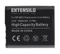 EXTENSILO 1x batteria sostituisce Sony NP-BG1, NP-FG1 per fotocamera digitale DSLR (1020mAh, 3,6V, Li-Ion)