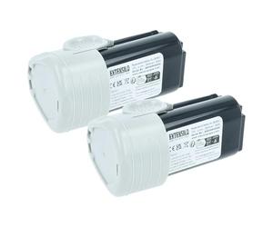 EXTENSILO 2x batteria compatibile con Black & Decker PSL12, LDX112C, LDX112, HPL10RS utensile (2500 mAh, Li-Ion, 12 V)