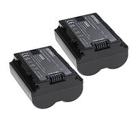 EXTENSILO 2x batteria compatibile con Fuji Fujifilm GFX 50S II, GFX100S, GFX100 II, X-H2, X-H2S, X-T4, X-S20 fotocamera (2250mAh, 7,2V, Li-Ion)