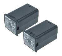 EXTENSILO 2x batteria compatibile con Godox WB300P, AD200, AD200pro, AD300 Pro Flash flash per fotocamera (3200mAh, 14,8V, Li-Ion)