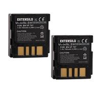 EXTENSILO 2x batteria compatibile con JVC GR-D239, GR-D240, GR-D240E, GR-D240EG, GR-D240EX fotocamera digitale DSLR (700mAh, 7,4V, Li-Ion)