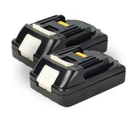 EXTENSILO 2x batteria compatibile con Makita BHP453RHE, BHP453, BHP453RFE, BHP453RHEX, BHP453SHE, BHP453Z utensile elettrico (2500 mAh, Li-Ion, 18 V)