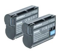 EXTENSILO 2x batteria compatibile con Nikon battery grip MB-D12, MB-D15, MB-D18, MB-D17, MB-D14 (2250mAh, 7V, Li-Ion), infochip