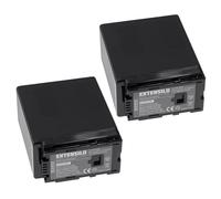 EXTENSILO 2x batteria compatibile con Panasonic AG-HMC153MC, AG-HMC150, AG-AC160AP, AG-AC160AEJ, AG-AC160A fotocamera (7800mAh, 7,2V, Li-Ion)