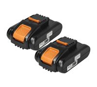 EXTENSILO 2x batteria compatibile con Worx Landroid M500 WR141E, M1000 WR143E, M500, L2000 WR155E, L WR155E utensile (2500 mAh, Li-Ion, 20 V)