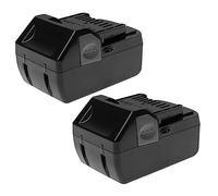 EXTENSILO 2x batteria sostituisce Hitachi/Hikoki 330557, BSL 1815X, BSL 1830 per attrezzi da lavoro, aspirapolvere (5000 mAh, Li-Ion, 18 V)