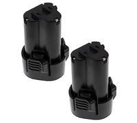 EXTENSILO 2x batteria sostituisce Makita BL1013, BL1014 per attrezzi da lavoro (2500 mAh, Li-Ion, 10,8 V)