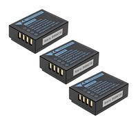EXTENSILO 3x batteria compatibile con Fujifilm X-A7, X-E4, X-E2, X-E2S, X-E3, X-M1, X-E1, X-H1, X-Pro 1 fotocamera (1140mAh, 7,2V, Li-Ion)