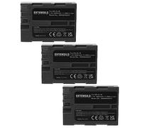 EXTENSILO 3x batteria compatibile con Nikon D50, D100, D100 SLR, D200, D300, D300s, D70, D700 fotocamera digitale DSLR (1600mAh, 7,4V, Li-Ion, nero)