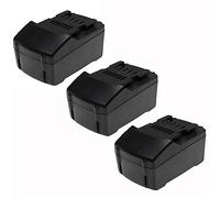 EXTENSILO 3x batteria compatibile con Rothenberger RO AG 8000, RO DD60, RO FL180, RO ID400 attrezzo da lavoro (5000 mAh, Li-Ion, 18 V)