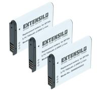 EXTENSILO 3x batteria compatibile con Samsung ST6500, ST72, ST64, ST73, ST70, ST66, ST65, ST61, ST60, ST30 fotocamera (700mAh, 3,6V, Li-Ion)