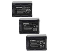 EXTENSILO 3x batteria compatibile con Sony ILME-FX6V, NEX-VG20E, NEX-FS100U, NEX-VG10E, NEX-VG20, NEX-VG10 fotocamera (1640mAh, 7,2V, Li-Ion)