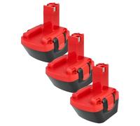 EXTENSILO 3x batteria compatibile con Strapex STB65, STB63, STB61 utensile (3300 mAh, NiMH, 12 V)