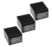 EXTENSILO 3x batteria sostituisce Sony NP-FV100, NP-FV100A, NP-FV90 per fotocamera (3090mAh, 7,4V, Li-Ion)