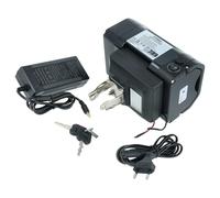 EXTENSILO batteria compatibile con Ansmann bici elettrica (14Ah, 24V, Li-Ion, incl. caricatore) - nero