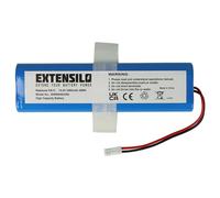 EXTENSILO batteria compatibile con Ariete 00P271810AR0, Pro 2713/1, Pro 2718/1, 00P271310AR0 home cleaner (3400mAh, 14,4V, Li-Ion)