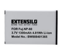 EXTENSILO batteria compatibile con BenQ DC C50 fotocamera (1300mAh, 3,7V, Li-Ion)