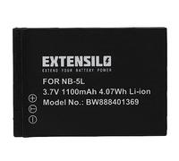 EXTENSILO batteria compatibile con Canon Digital Ixus 990 IS fotocamera digitale DSLR (1100mAh, 3,7V, Li-Ion)