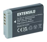 EXTENSILO batteria compatibile con Canon PowerShot SX730HS, SX740HS fotocamera (1250mAh, 3,6V, Li-Ion)