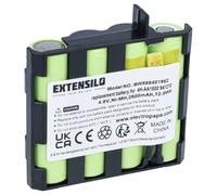 EXTENSILO batteria compatibile con Compex SP 8.0, THETA 500, VOOR FIT 1.0 | strumentazione medica (2300mAh, 4,8V, NiMH)