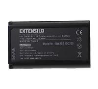 EXTENSILO batteria compatibile con Panasonic Lumix DC-S1, DC-S1R, S1, S1R fotocamera digitale DSLR (3500mAh, 7,4V, Li-Ion)