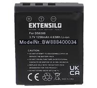 EXTENSILO batteria compatibile con Sealife Reefmaster DC 800 fotocamera digitale DSLR (1250mAh, 3,7V, Li-Ion)