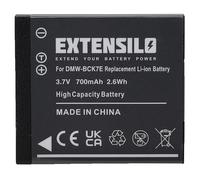 EXTENSILO batteria sostituisce Panasonic DMW-BCK7, DMW-BCK7E, DMW-BCK7PP per fotocamera digitale DSLR (700mAh, 3,7V, Li-Ion)